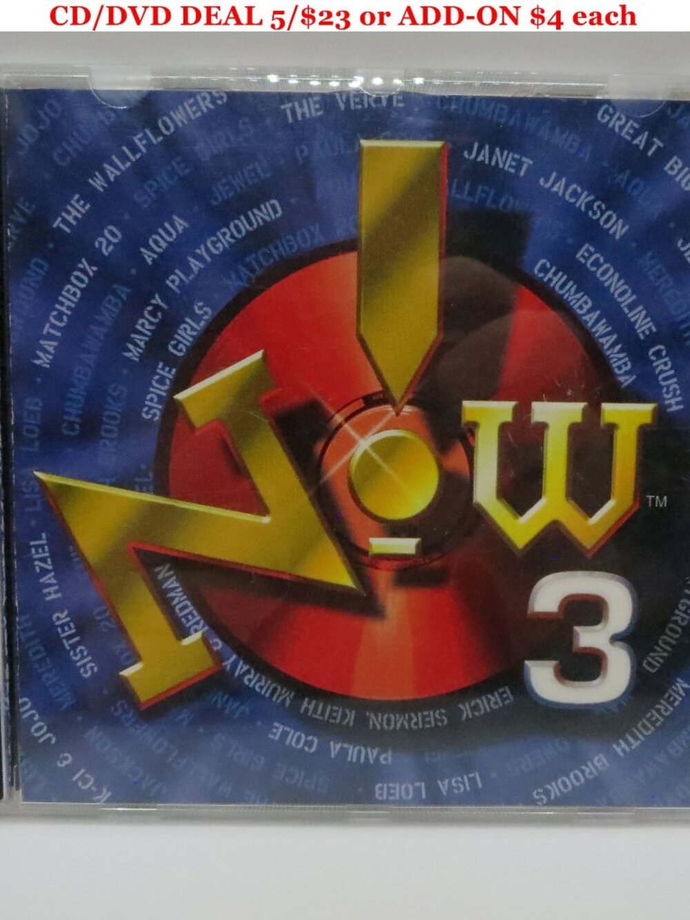 Now 3 Various Artists CD Disc Available Bundle Deal 5/$23